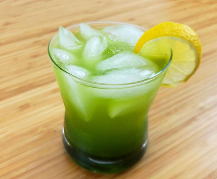 Refreshing Summer  Lemonade Matcha