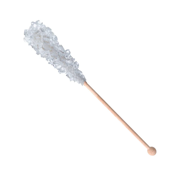Individually wrapped 10 g rock candy sugar stick