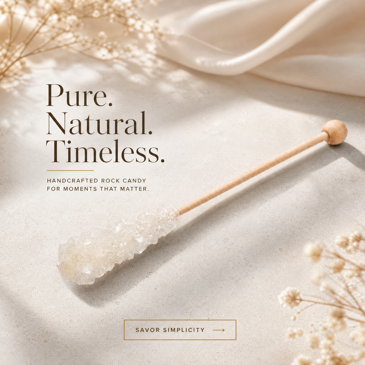 Individually wrapped 6 g sugar sticks