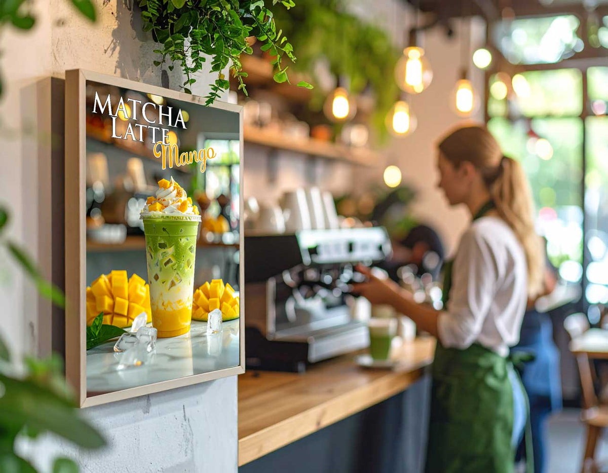 Matcha Café Banner & Poster