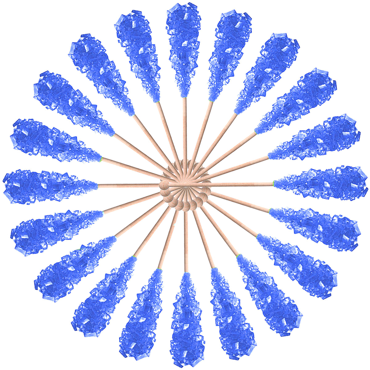 Blue 10 g rock candy sugar stick