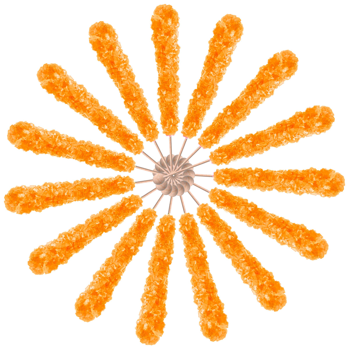 Orange 22 g rock candy sugar stick