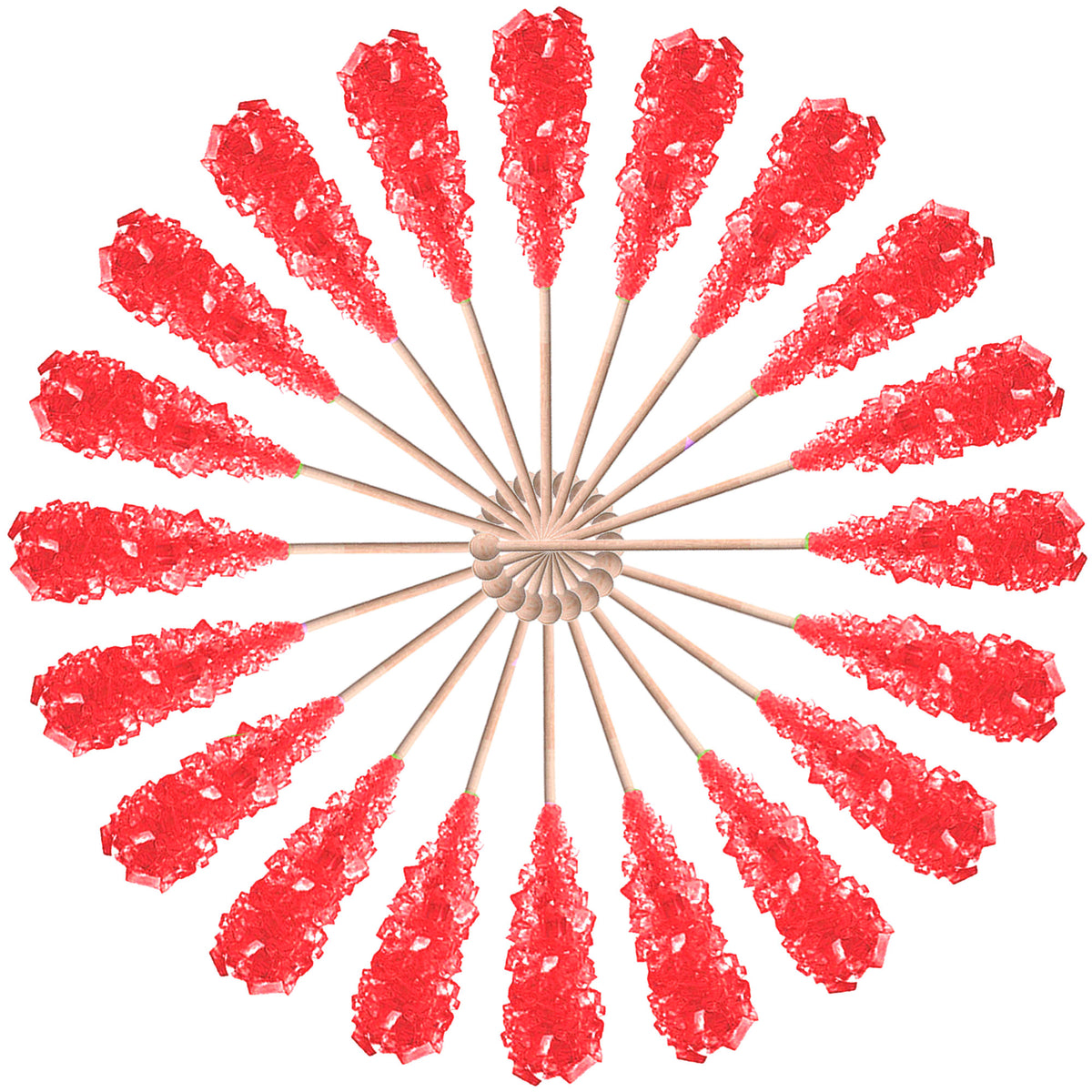 Red 10 g rock candy sugar stick