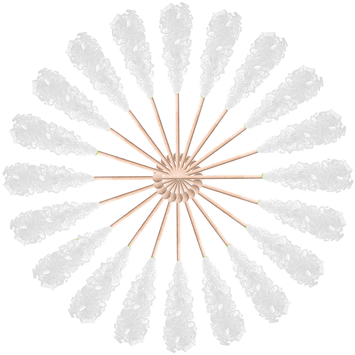 Unflavored 10 g rock candy sugar stick