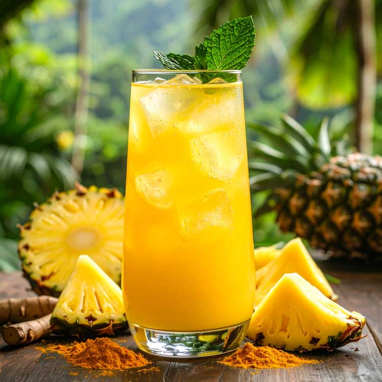 Yellow Drink mango, pineapple and honey tropical refresher mix