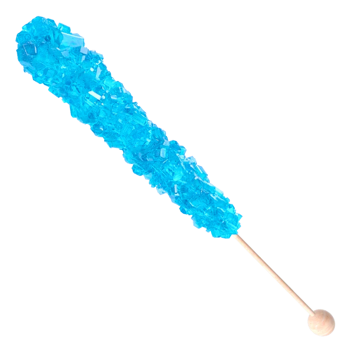 Blue 22 g flavored rock candy sugar stick