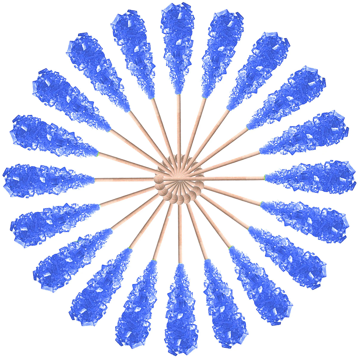 Blue 10 g rock candy sugar stick
