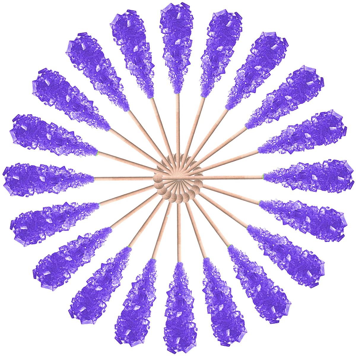 Purple 10 g rock candy sugar stick