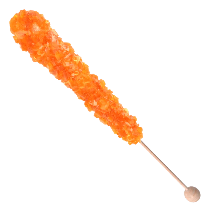 Orange 22 g flavored rock candy sugar stick