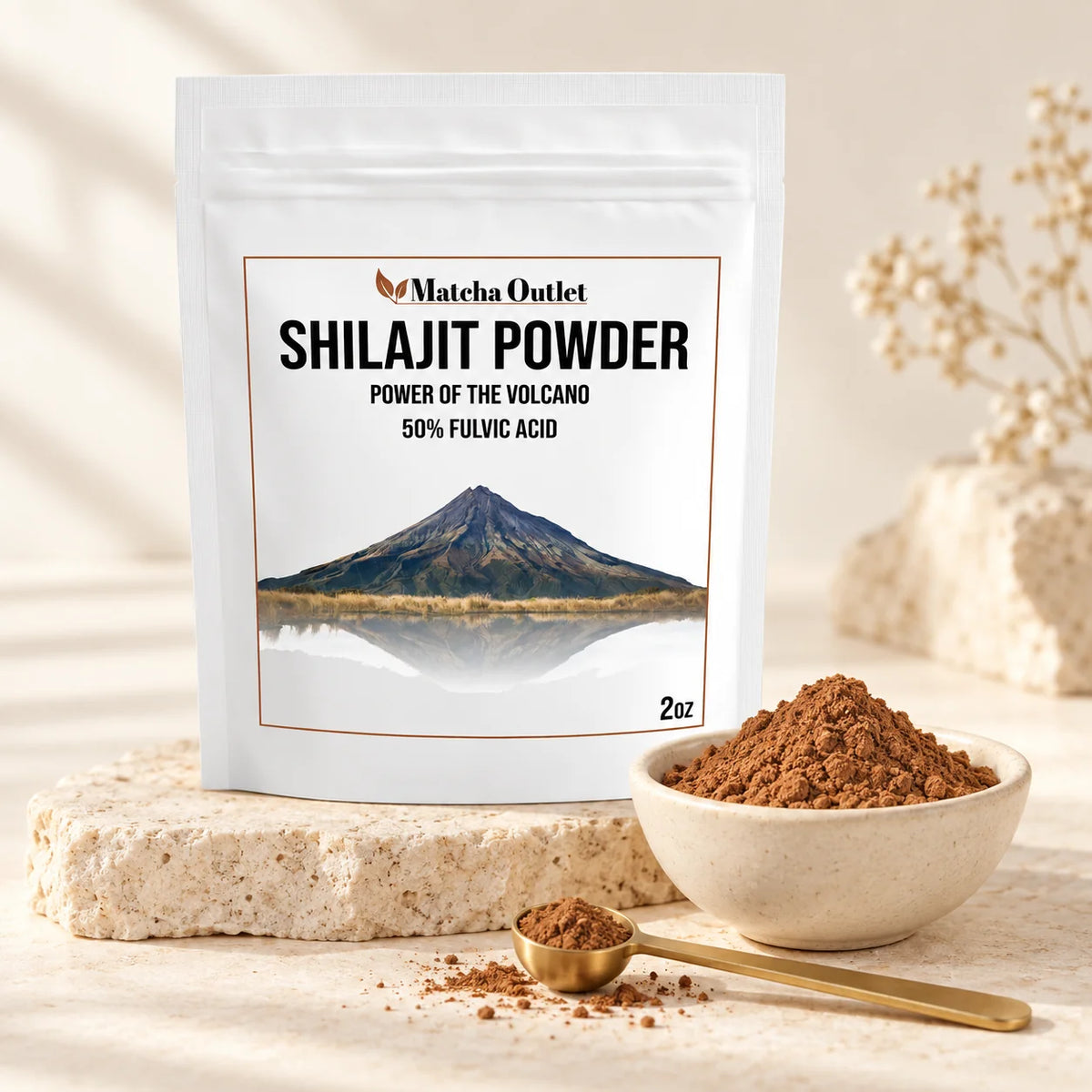 Shilajit Pure Himalayan Extract Powder with 50% Fulvic Acid Matcha Outlet 