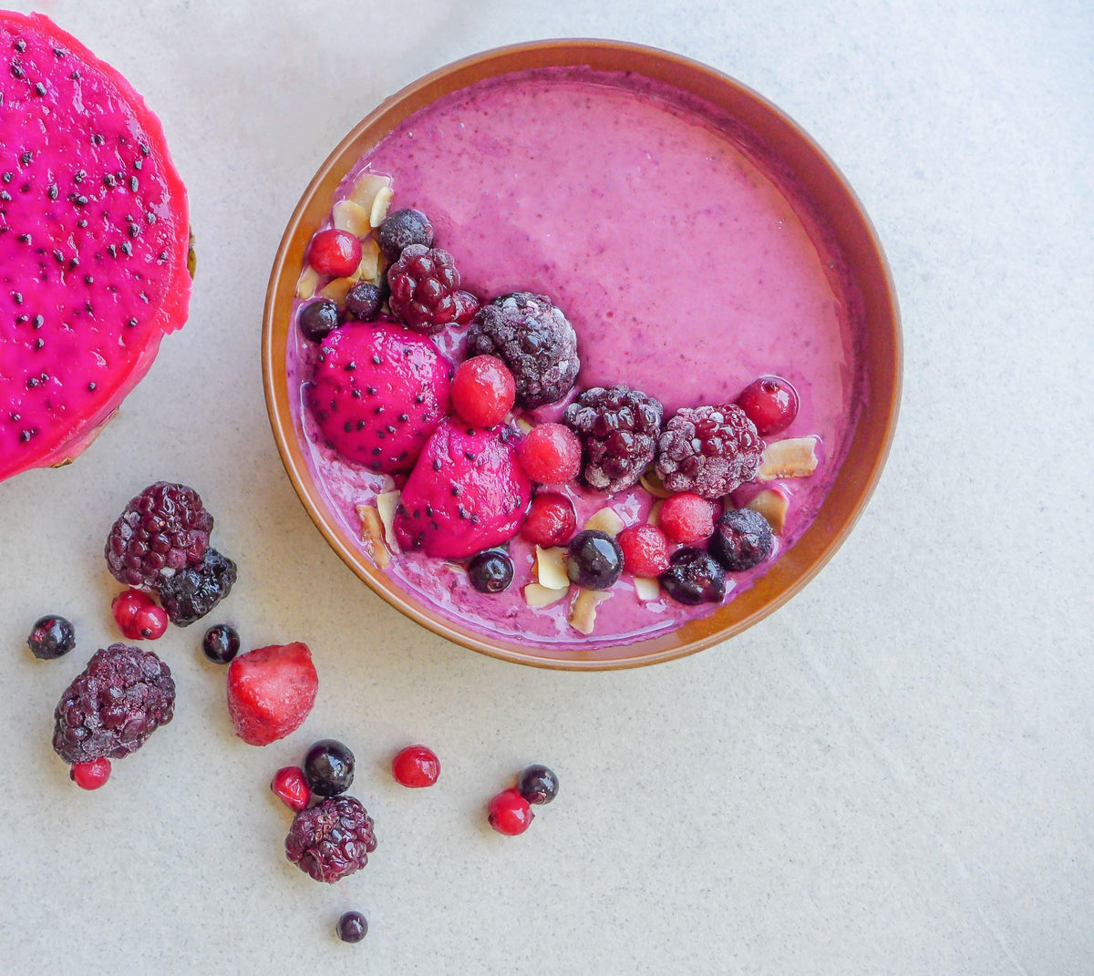 Freeze Dried Dragon Fruit Powder Natural Pitaya Powder Matcha Outlet 