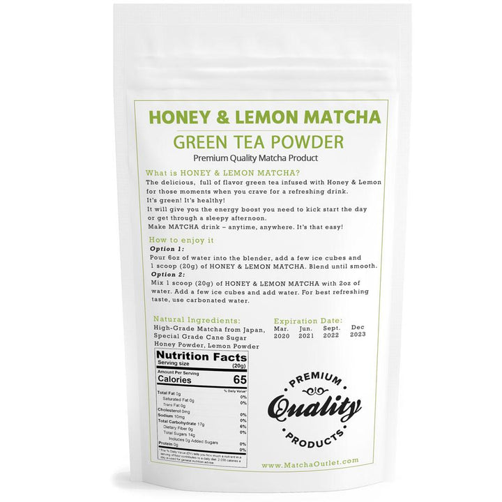 Honey & Lemon Matcha Iced Tea Flavored Matcha Matcha Outlet 