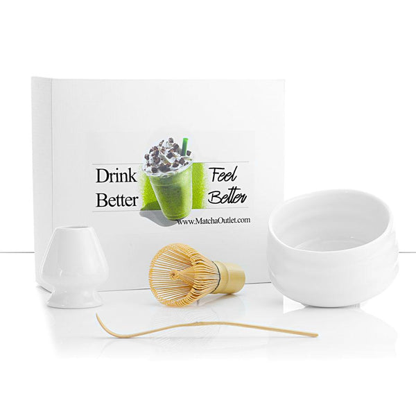 Matcha Bowl Gift Sets Accessories Matcha Outlet White 