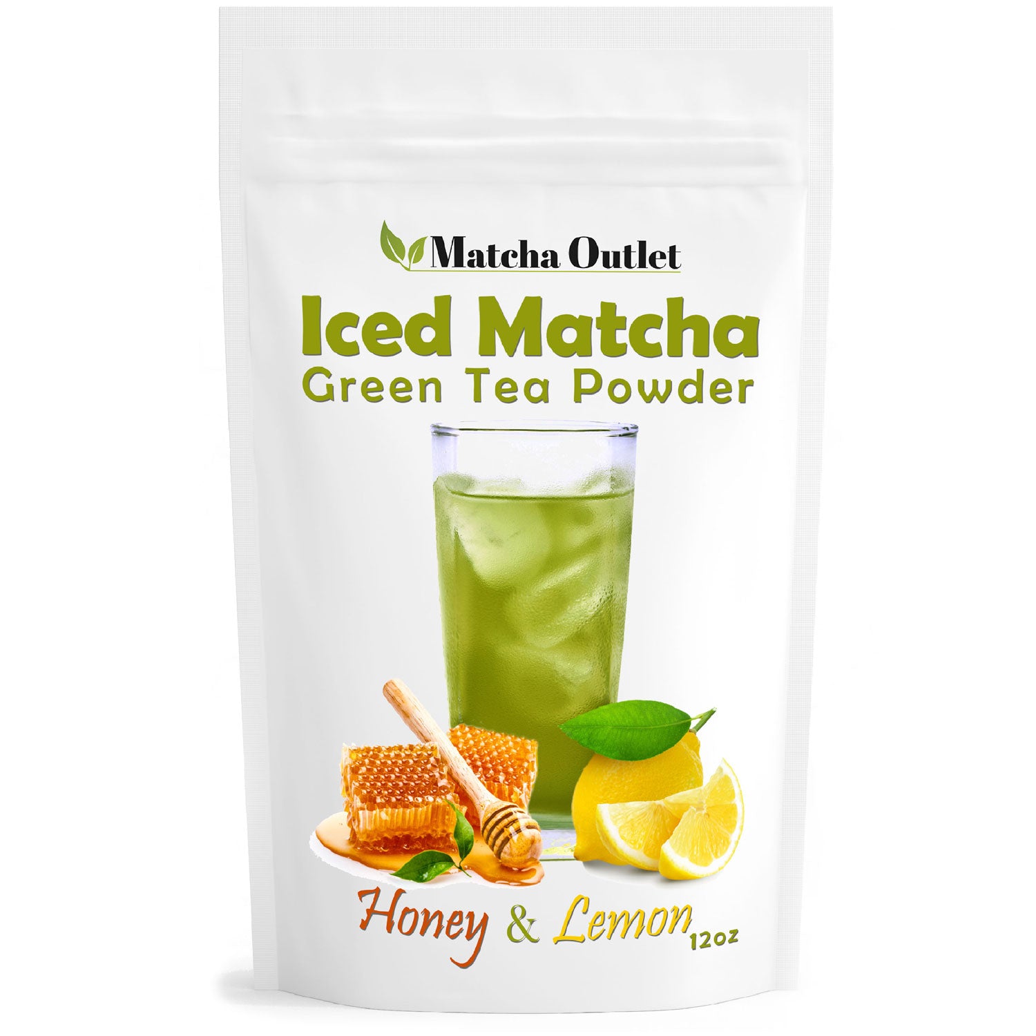 Matcha Lemonade Iced Tea mix with Japanese matcha, lemon and honey