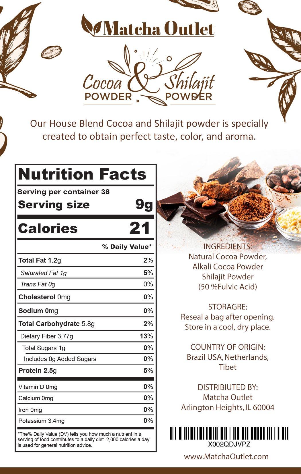 Cocolajit cocoa and shilajit blend by Matcha Outlet
