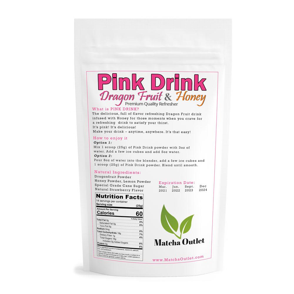 Pink Drink - Dragon Fruit & Honey Refresher Matcha Outlet 