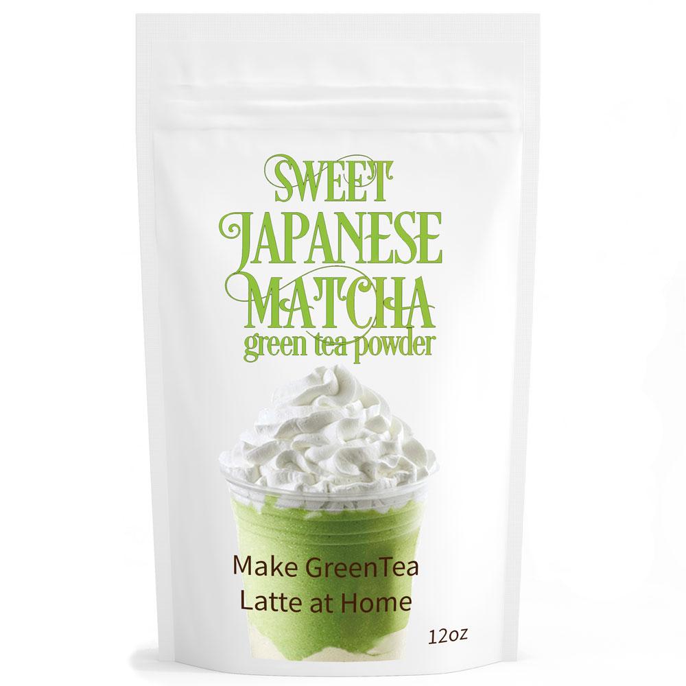 Matcha Outlet Sweet Japanese Matcha Green Tea Latte Mix 12 oz bag