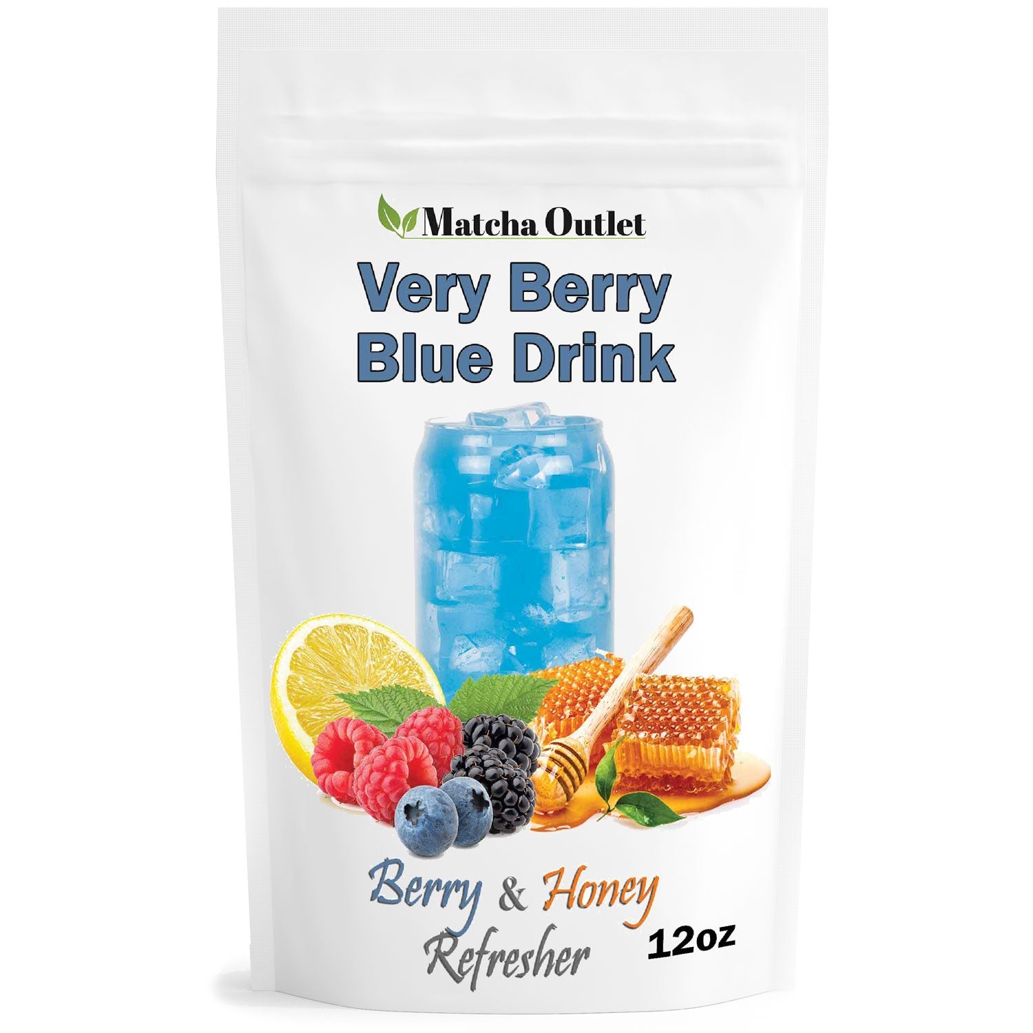 Very Berry Blue Drink refresher mix package